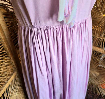 Vintage 40s/ 50s Maxi House Dress - Yatva