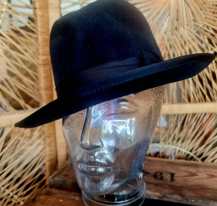 Vintage 40´s / 50´s Wildleder Fedora Hat - Yatva