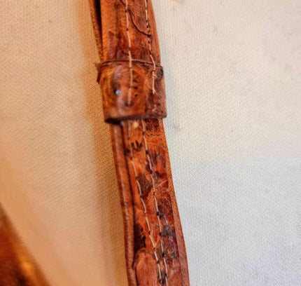 Vintage 40s/50s Snake Skin Shoulder Bag - Yatva