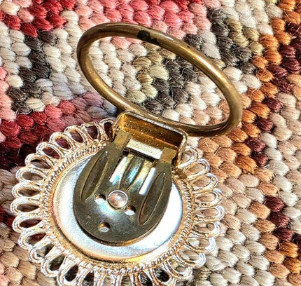 Vintage 50s / 60s Celluloid Scarf Clip - Yatva