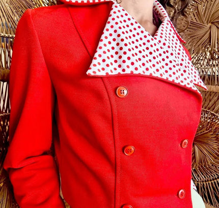 Vintage 50´s / 60´s Crimplene Crop Jacket - Yatva