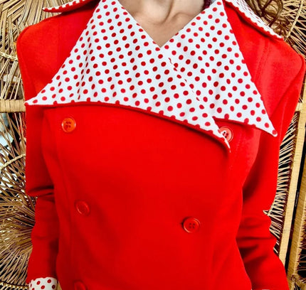 Vintage 50´s / 60´s Crimplene Crop Jacket - Yatva