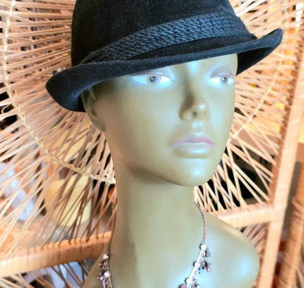 Vintage 50s / 60s Fedora Quality Deluxe Hat - Yatva