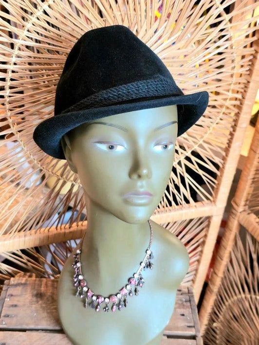 Vintage 50s / 60s Fedora Quality Deluxe Hat - Yatva