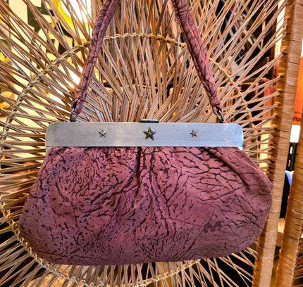 Vintage 50s / 60s Karim De Paris Leather Hand Bag - Yatva