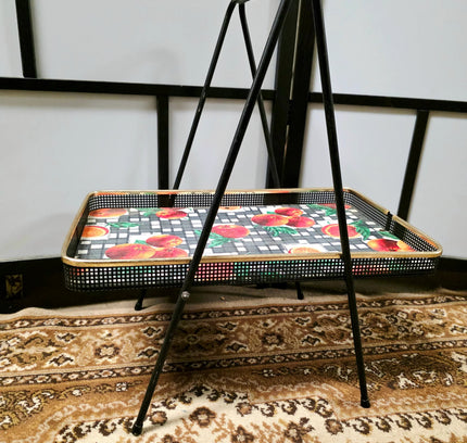 Vintage 50s / 60s Kitsch Cake / Serving Tray - Yatva