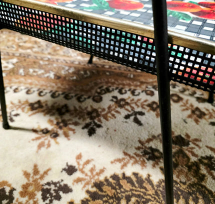 Vintage 50s / 60s Kitsch Cake / Serving Tray - Yatva