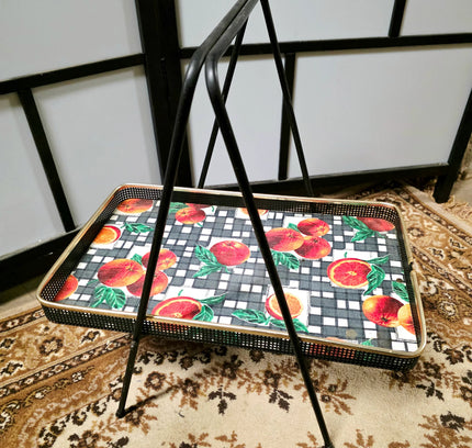 Vintage 50s / 60s Kitsch Cake / Serving Tray - Yatva
