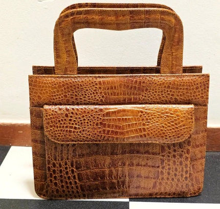 Vintage 50's / 60's Leather Handbag - Yatva