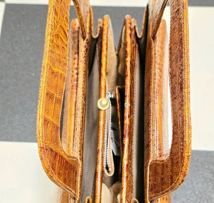 Vintage 50's / 60's Leather Handbag - Yatva