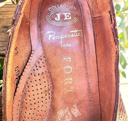 Vintage 50´s / 60´s Pomponette Paris Fort Reptile Shoes - Yatva
