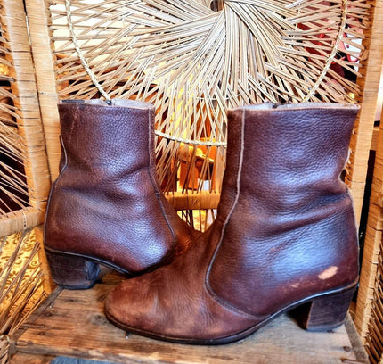 Vintage 50's / 60's Work Ankle Boots - Yatva
