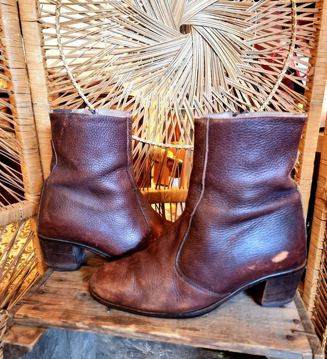 Vintage 50's / 60's Work Ankle Boots - Yatva