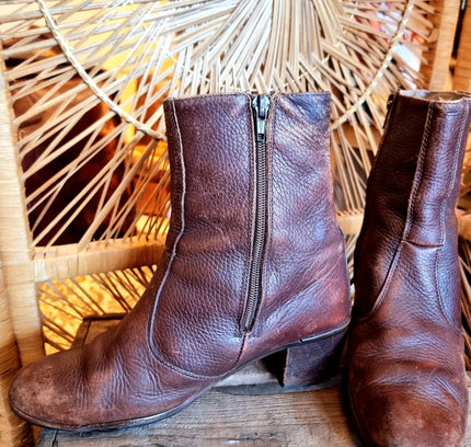 Vintage 50's / 60's Work Ankle Boots - Yatva