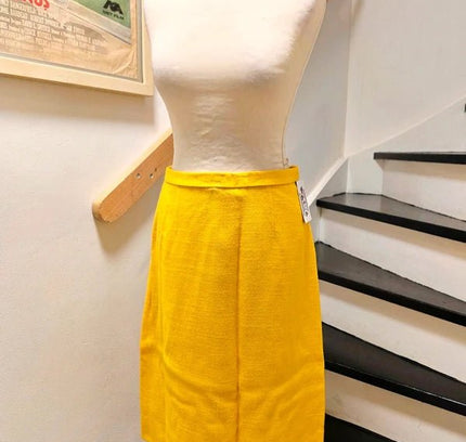 Vintage 50's/ 60's Yellow Skirt Suit - Yatva