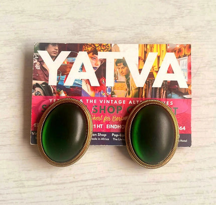 Vintage 50's Clip - Ons Earrings - Yatva