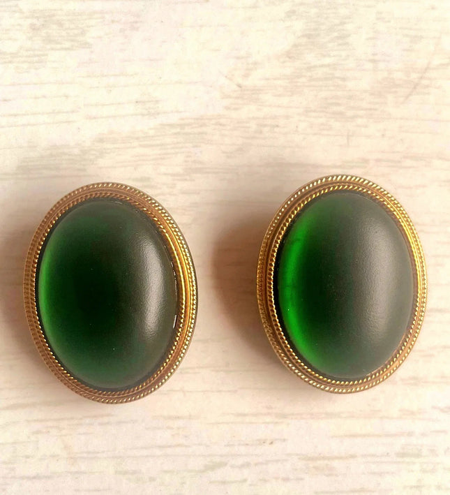 Vintage 50's Clip - Ons Earrings - Yatva