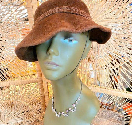 Vintage 50's Cloche Hat - Yatva