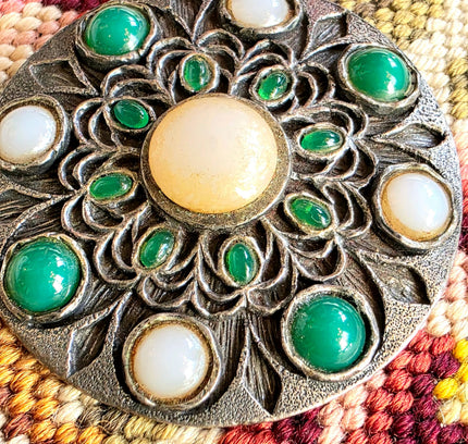 Vintage 50's Floral Brooch - Yatva
