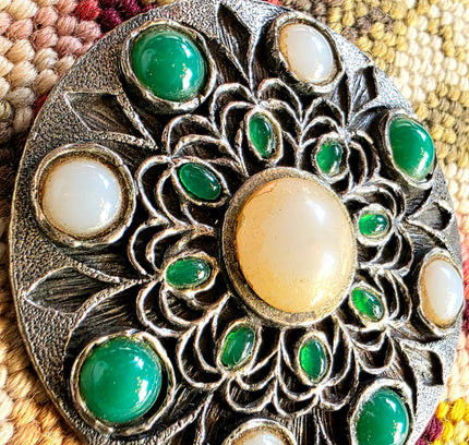 Vintage 50's Floral Brooch - Yatva