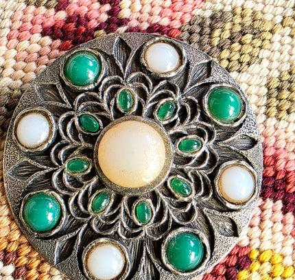 Vintage 50's Floral Brooch - Yatva