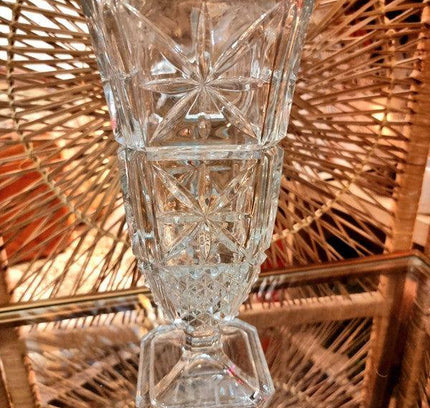 Vintage 50's Glass Vase - Yatva