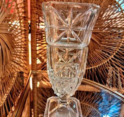 Vintage 50's Glass Vase - Yatva
