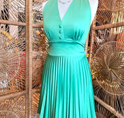 Vintage 50's Halterneck Dress - Yatva