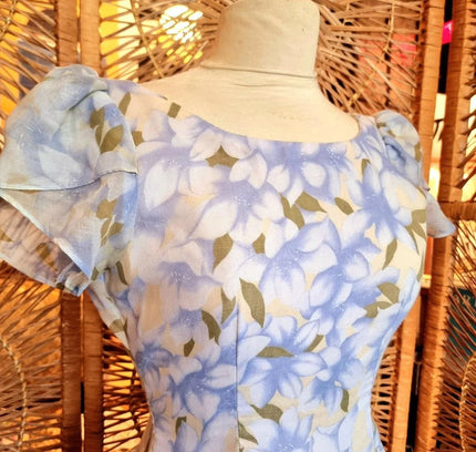 Vintage 50s Hand Made Floral Dress - Yatva