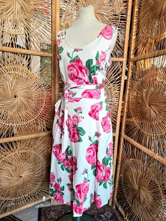 Vintage 50's Lady Vintage Charlotte Rose Dress - Yatva