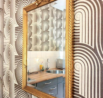 Vintage 50's Rococco Mirror - Yatva