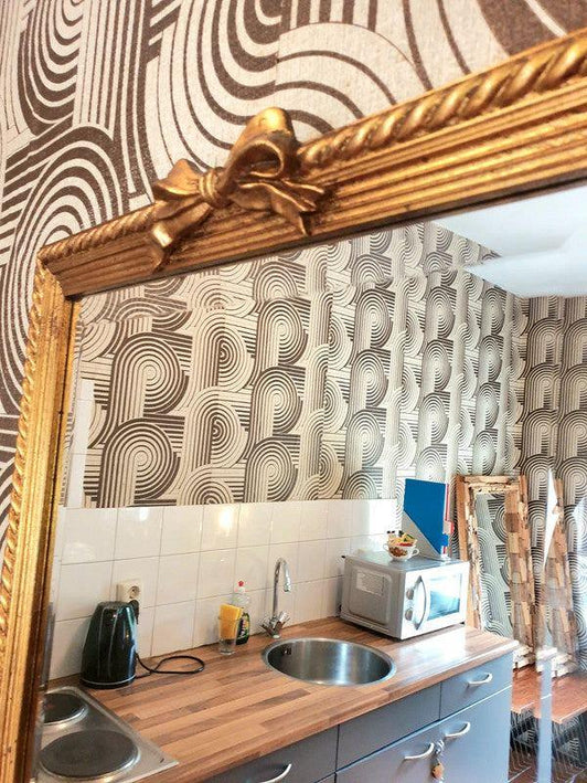 Vintage 50's Rococco Mirror - Yatva
