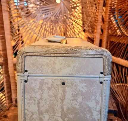 Vintage 50's Samsonite Canada Stratford Ont Train Travel Case - Yatva