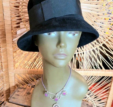 Vintage 50's Toque Hat - Yatva