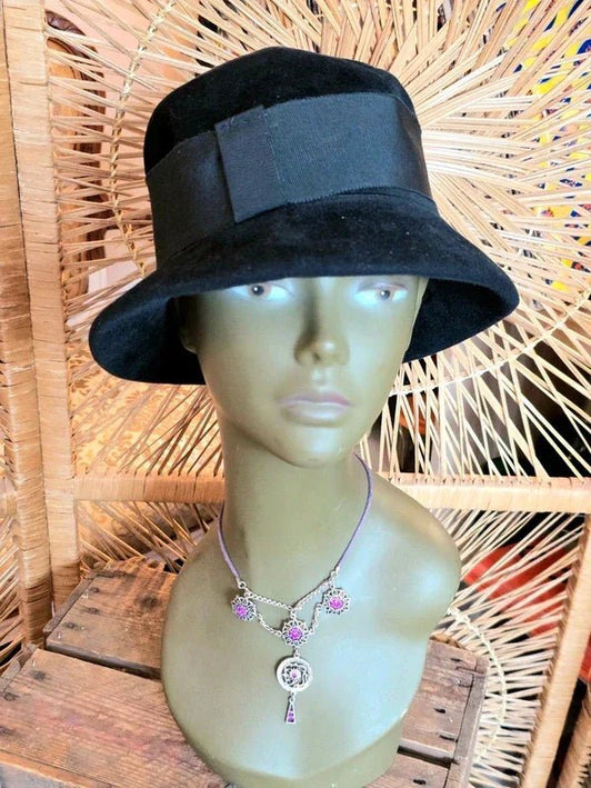 Vintage 50's Toque Hat - Yatva