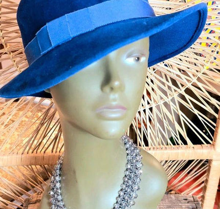 Vintage 50's Trilby Hat - Yatva