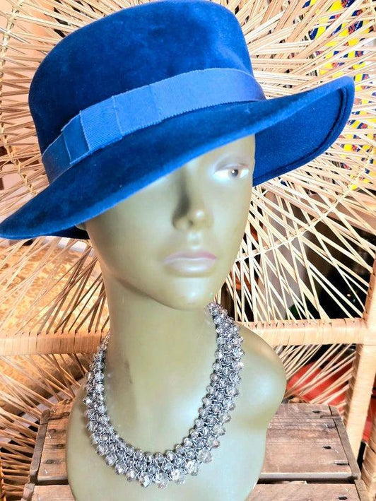 Vintage 50's Trilby Hat - Yatva