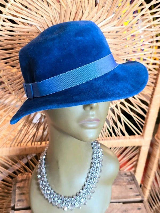 Vintage 50's Trilby Hat - Yatva