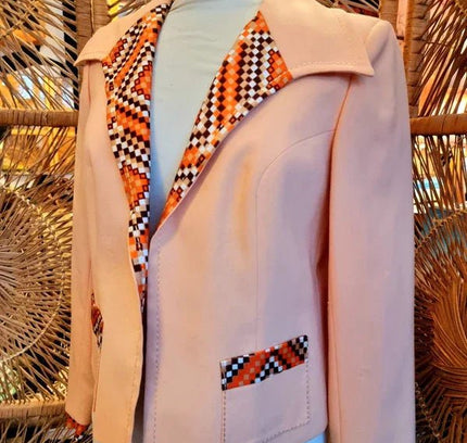 Vintage 50's Weinberg Peach Wool Jacket - Yatva