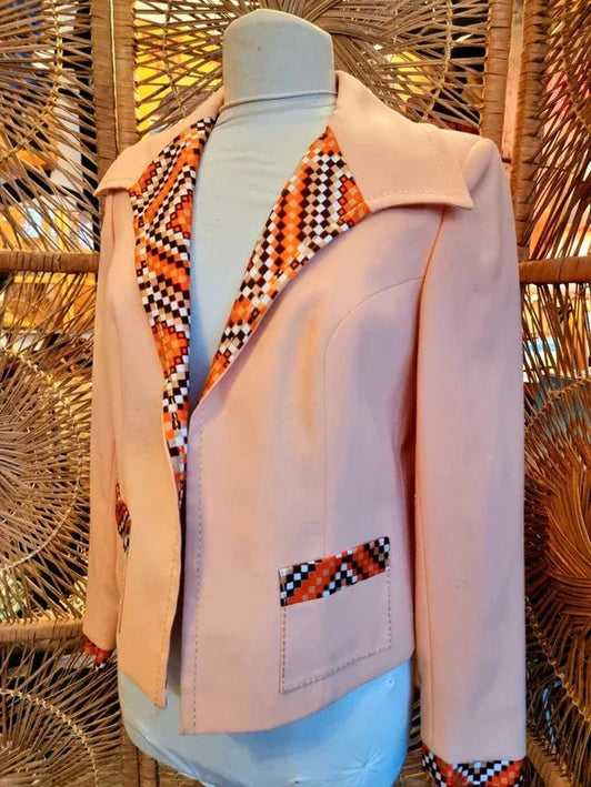 Vintage 50's Weinberg Peach Wool Jacket - Yatva