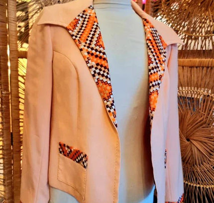 Vintage 50's Weinberg Peach Wool Jacket - Yatva
