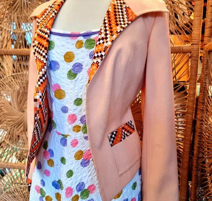 Vintage 50's Weinberg Peach Wool Jacket - Yatva