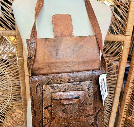 Vintage 50's/60's Reptile Snakeskin Bag - Yatva