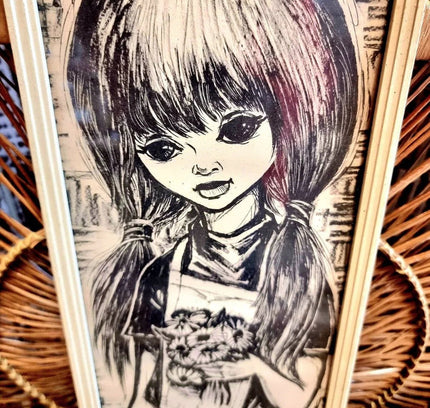 Vintage 60's / 70s Art Picture - Yatva