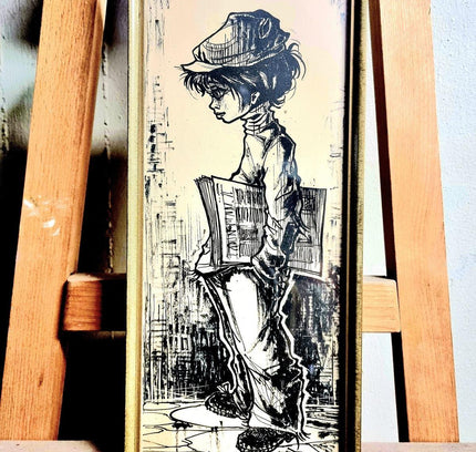 Vintage 60's / 70s Art Picture - Yatva