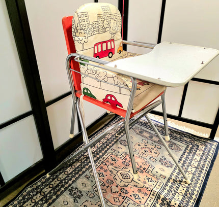 Vintage 60s / 70s Children High Chair - Yatva