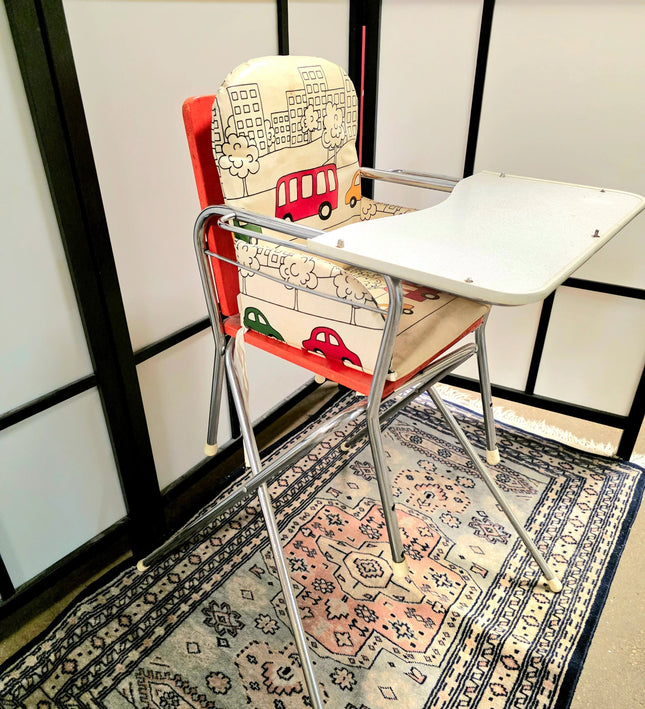 Vintage 60s / 70s Children High Chair - Yatva