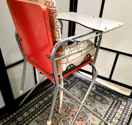 Vintage 60s / 70s Children High Chair - Yatva