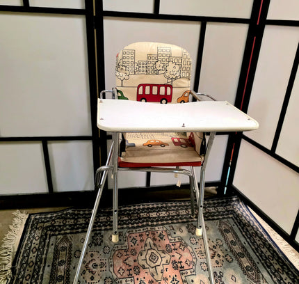 Vintage 60s / 70s Children High Chair - Yatva