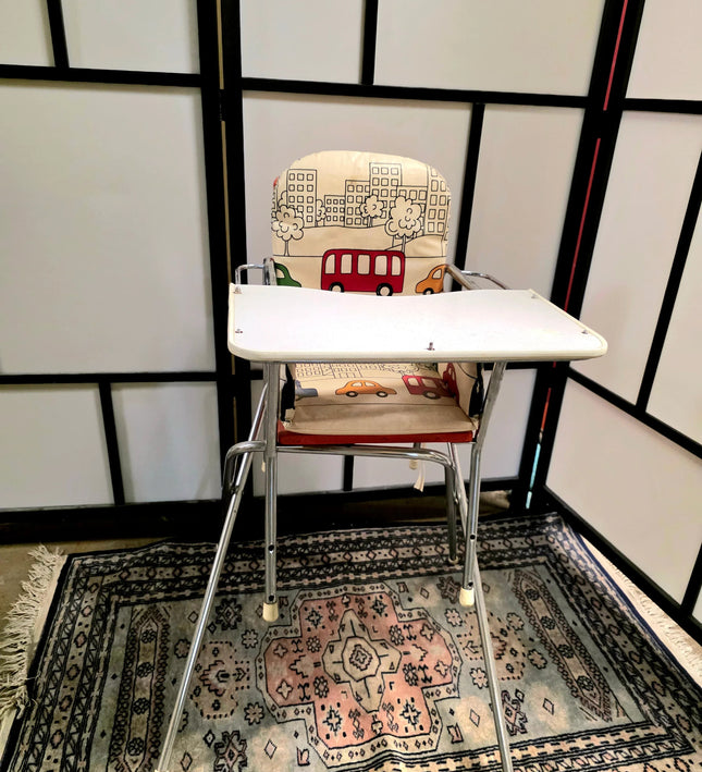 Vintage 60s / 70s Children High Chair - Yatva